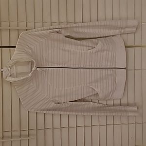 Lulu lemon white zip up sweater